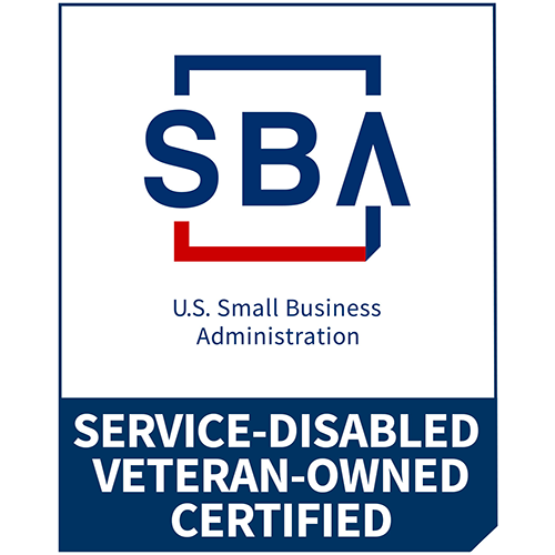 Service-Disabled Veteran-Owned Certified Small Business Logo
